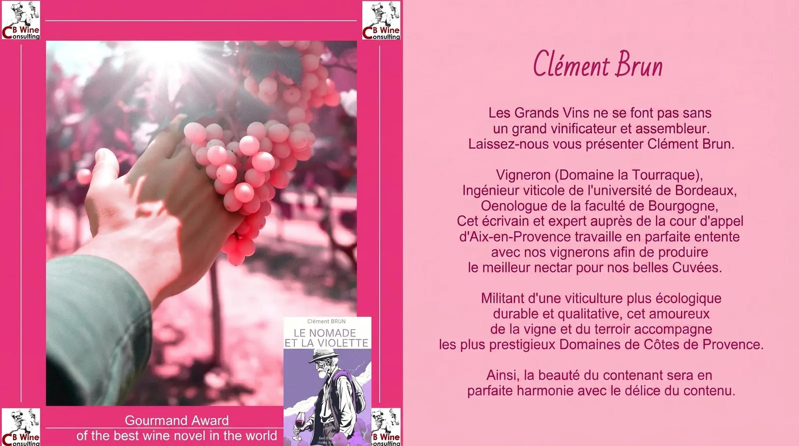Cl&eacute;ment Brun, vinificateur Rose & Ros&eacute;